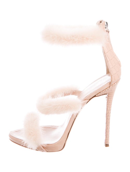 Giuseppe Zanotti Leather Sandals Pink