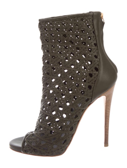 Giuseppe Zanotti Leather Boots Green