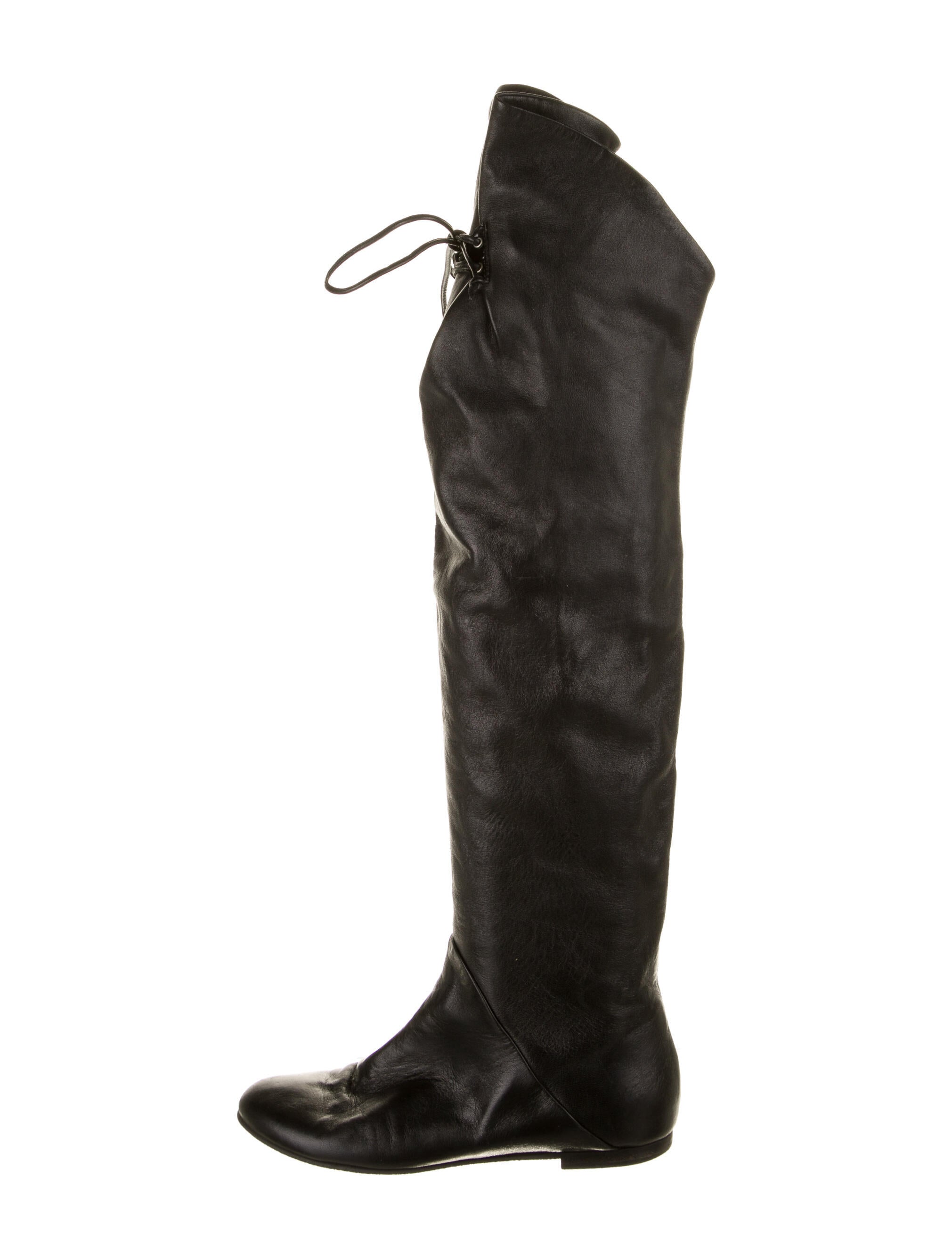 Giuseppe Zanotti Leather Boots Black Boots, Shoes GIU71085 The