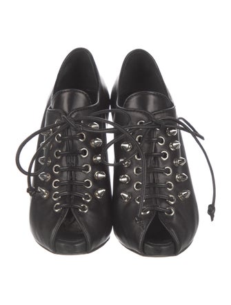 Giuseppe Zanotti Leather Studded Accents Pumps