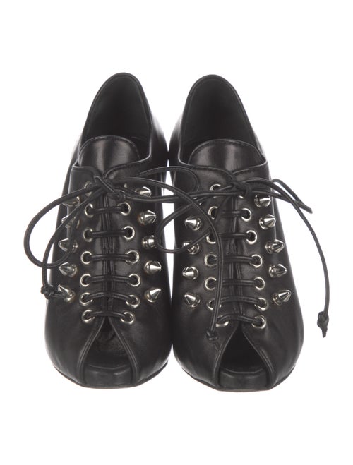 Giuseppe Zanotti Leather Studded Accents Pumps