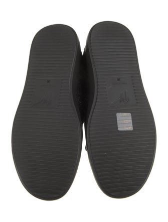 Giuseppe Zanotti Canvas Pleated Accents Oxfords