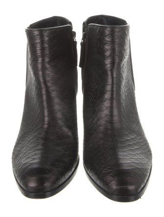 Giuseppe Zanotti Embossed Leather Chelsea Boots