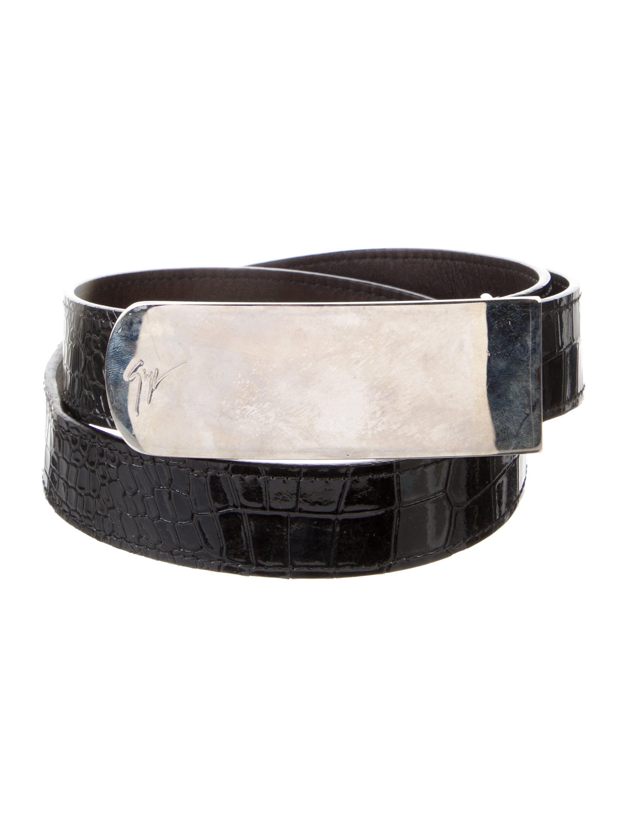 Giuseppe Zanotti Leather Waist Belt - Black Belts, Accessories ...