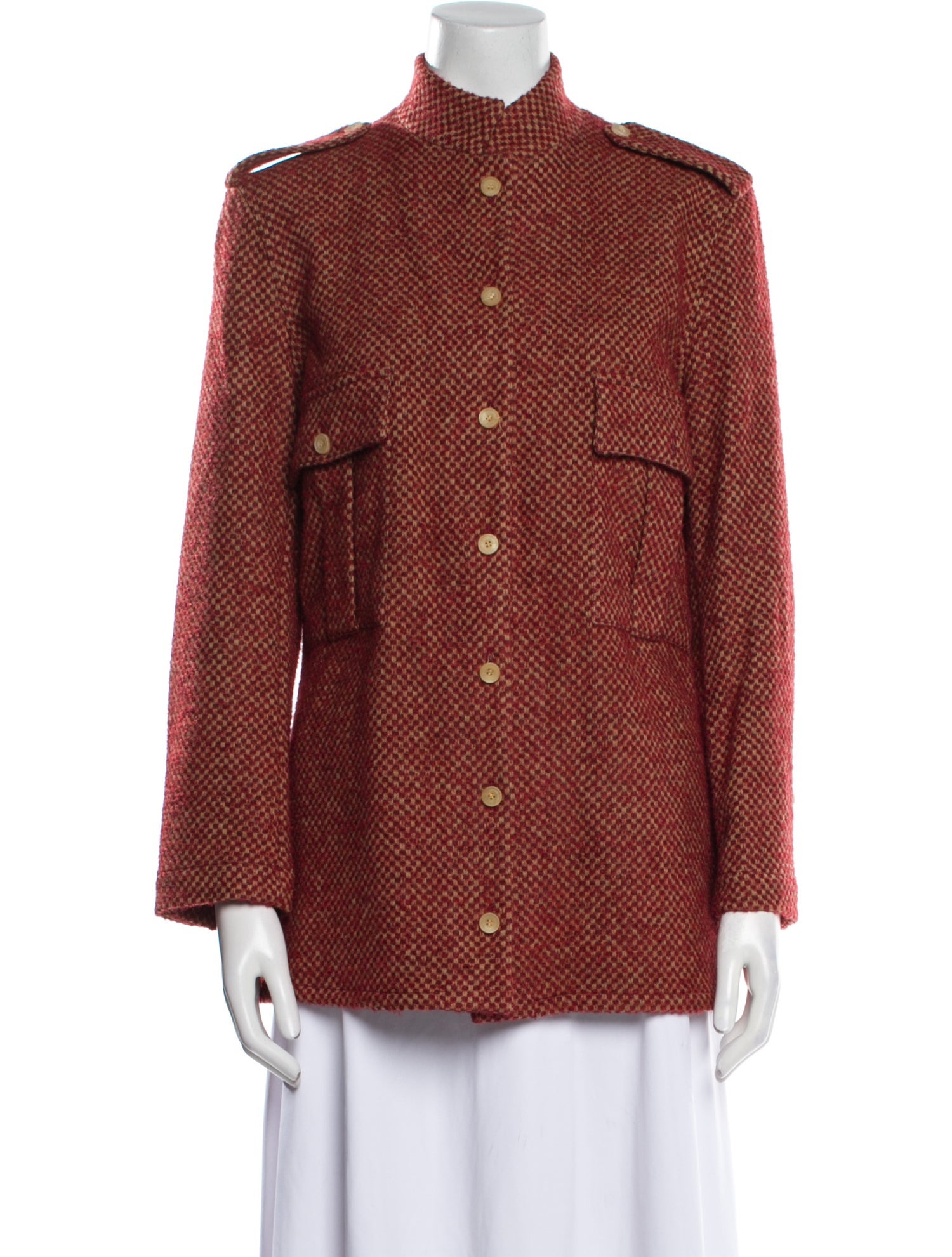 Giuliva Heritage Collection Wool Printed Evening Jacket