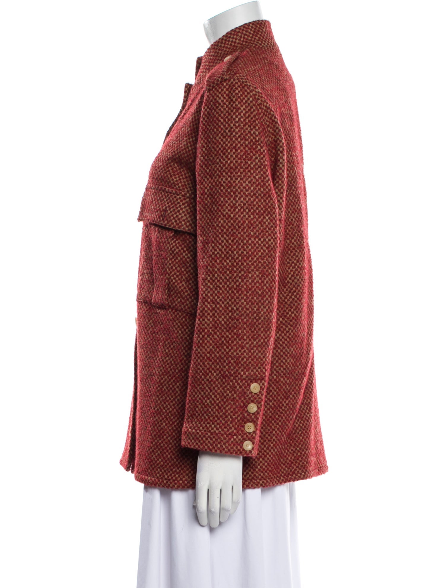 Giuliva Heritage Collection Wool Printed Evening Jacket