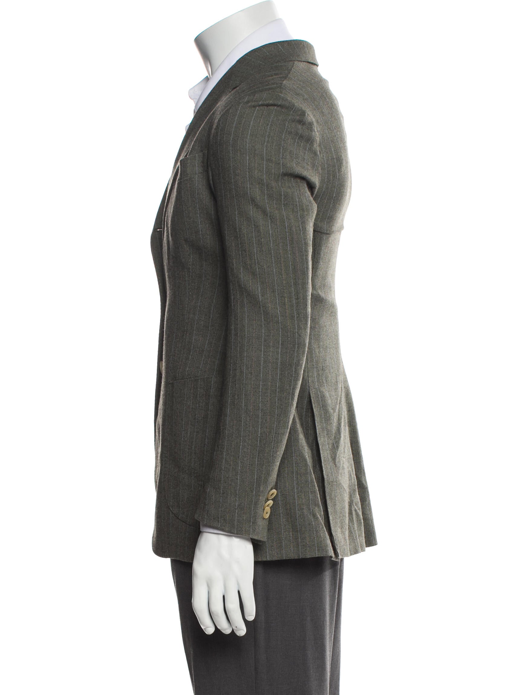Giuliva Heritage Collection Wool Striped Suit Vest