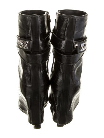 Givenchy Shark-Lock Pant Leather Boots