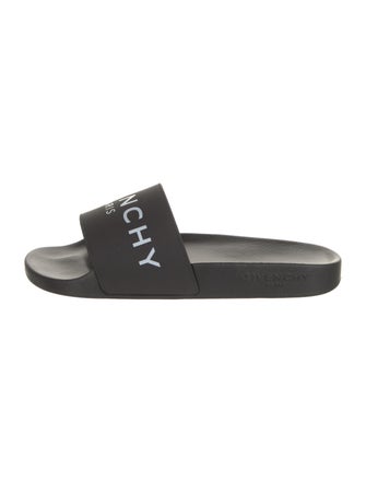 Givenchy Leather Embroidered Accent Slides