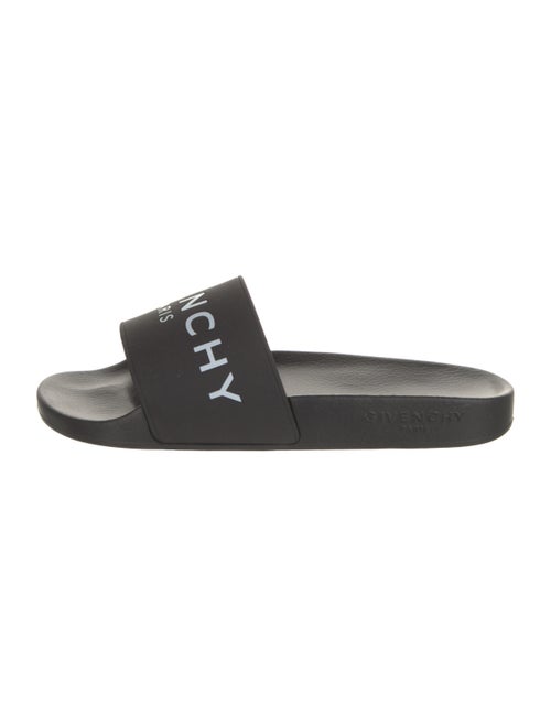 Givenchy Leather Embroidered Accent Slides
