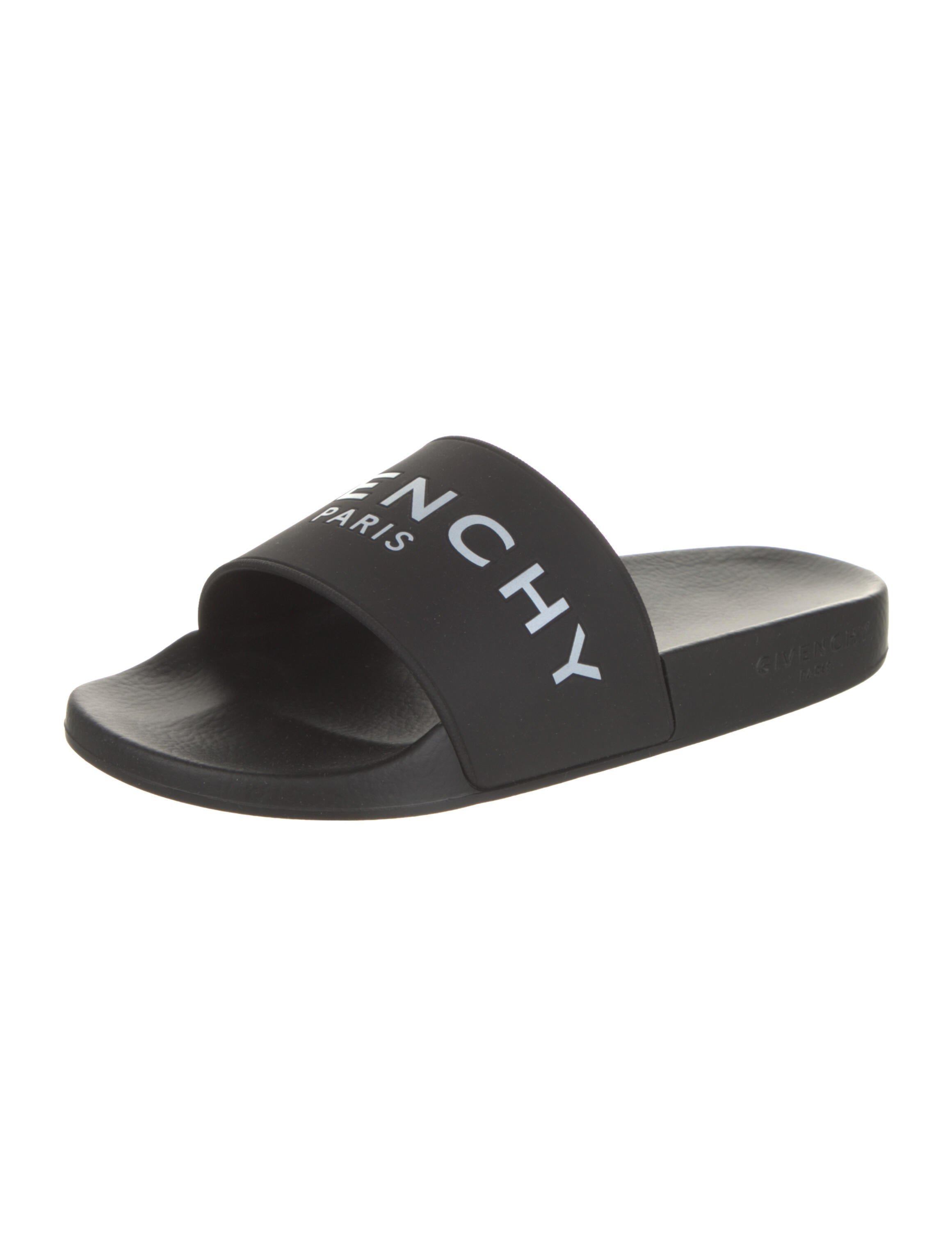 Givenchy Leather Embroidered Accent Slides