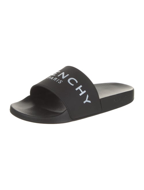 Givenchy Leather Embroidered Accent Slides