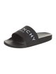 Givenchy Leather Embroidered Accent Slides