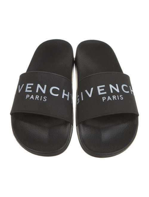Givenchy Leather Embroidered Accent Slides