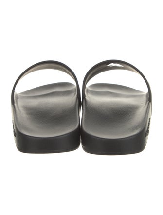 Givenchy Leather Embroidered Accent Slides