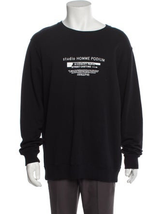 Givenchy Graphic Print Crew Neck Pullover