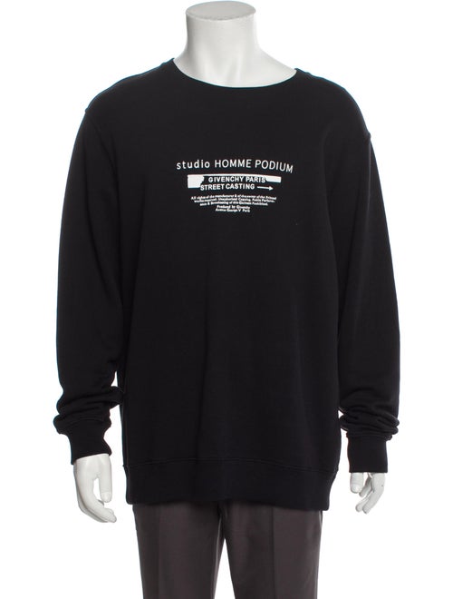 Givenchy Graphic Print Crew Neck Pullover