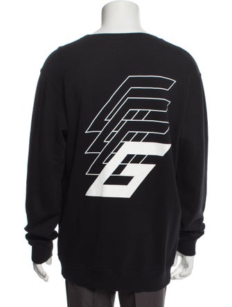 Givenchy Graphic Print Crew Neck Pullover
