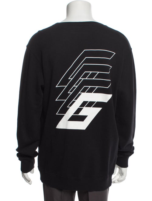 Givenchy Graphic Print Crew Neck Pullover