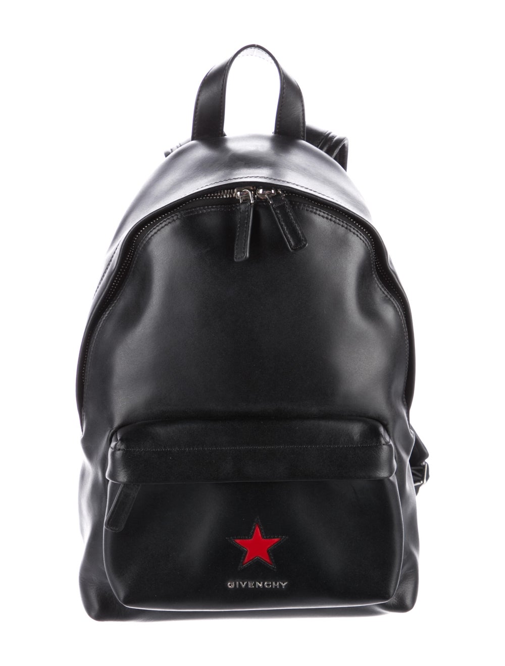 Givenchy Smooth Leather Backpack Black Backpacks, Handbags