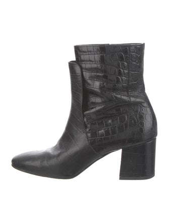 Givenchy Embossed Crocodile Riding Boots