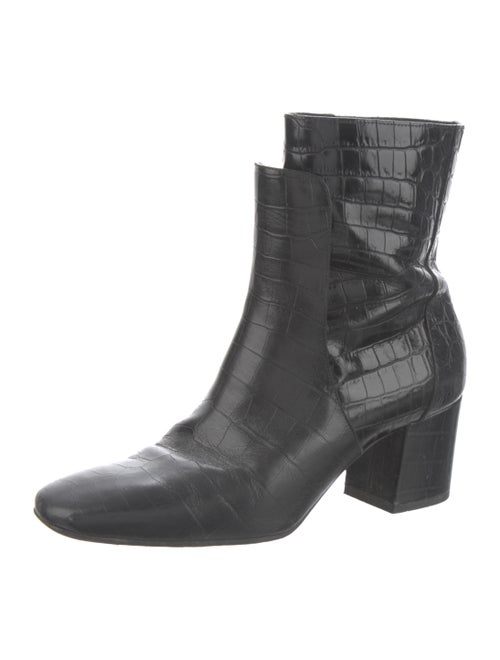 Givenchy Embossed Crocodile Riding Boots