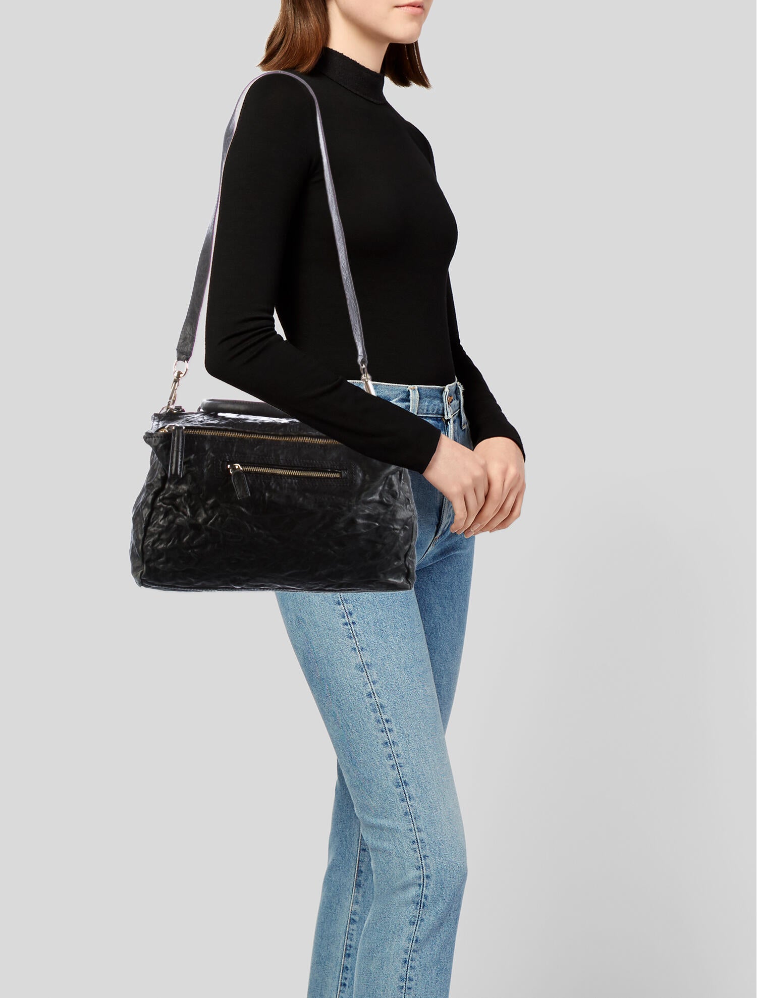 Givenchy Pandora Leather Shoulder Bag