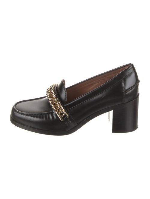 Givenchy Leather Chain-Link Accents Pumps