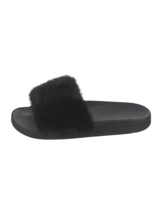 Givenchy Fur Slides