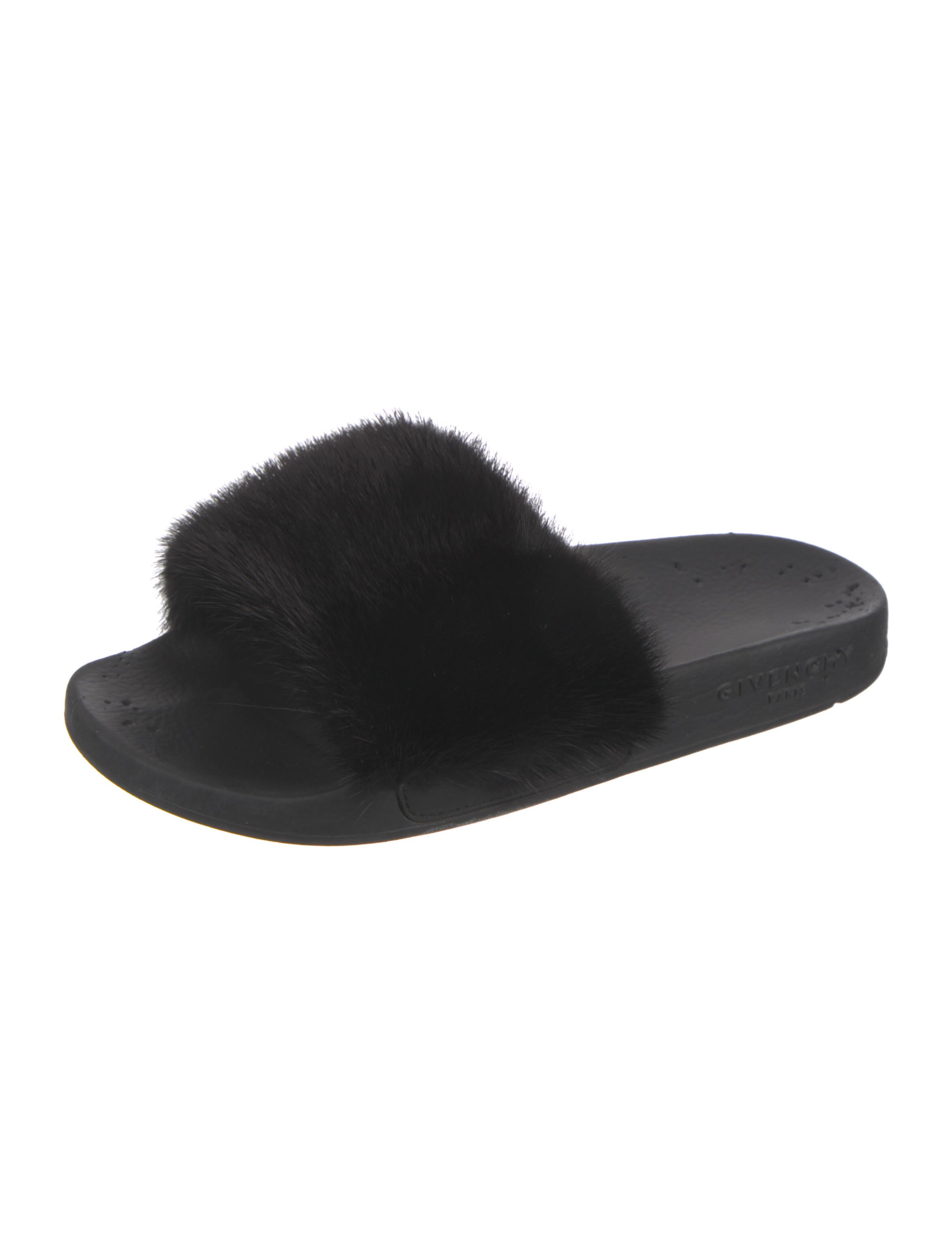 Givenchy Fur Slides