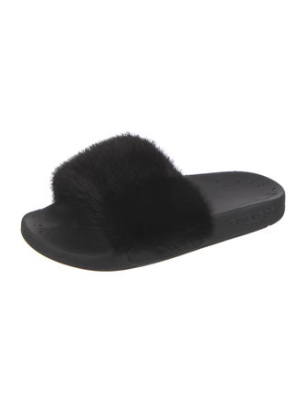 Givenchy Fur Slides