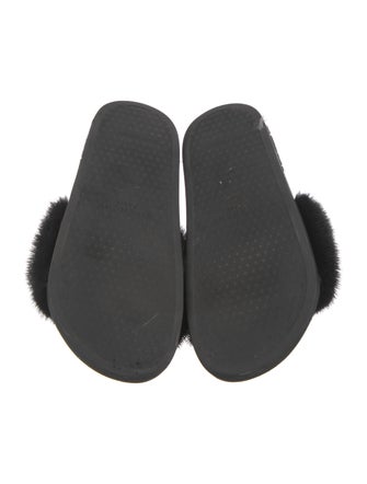 Givenchy Fur Slides