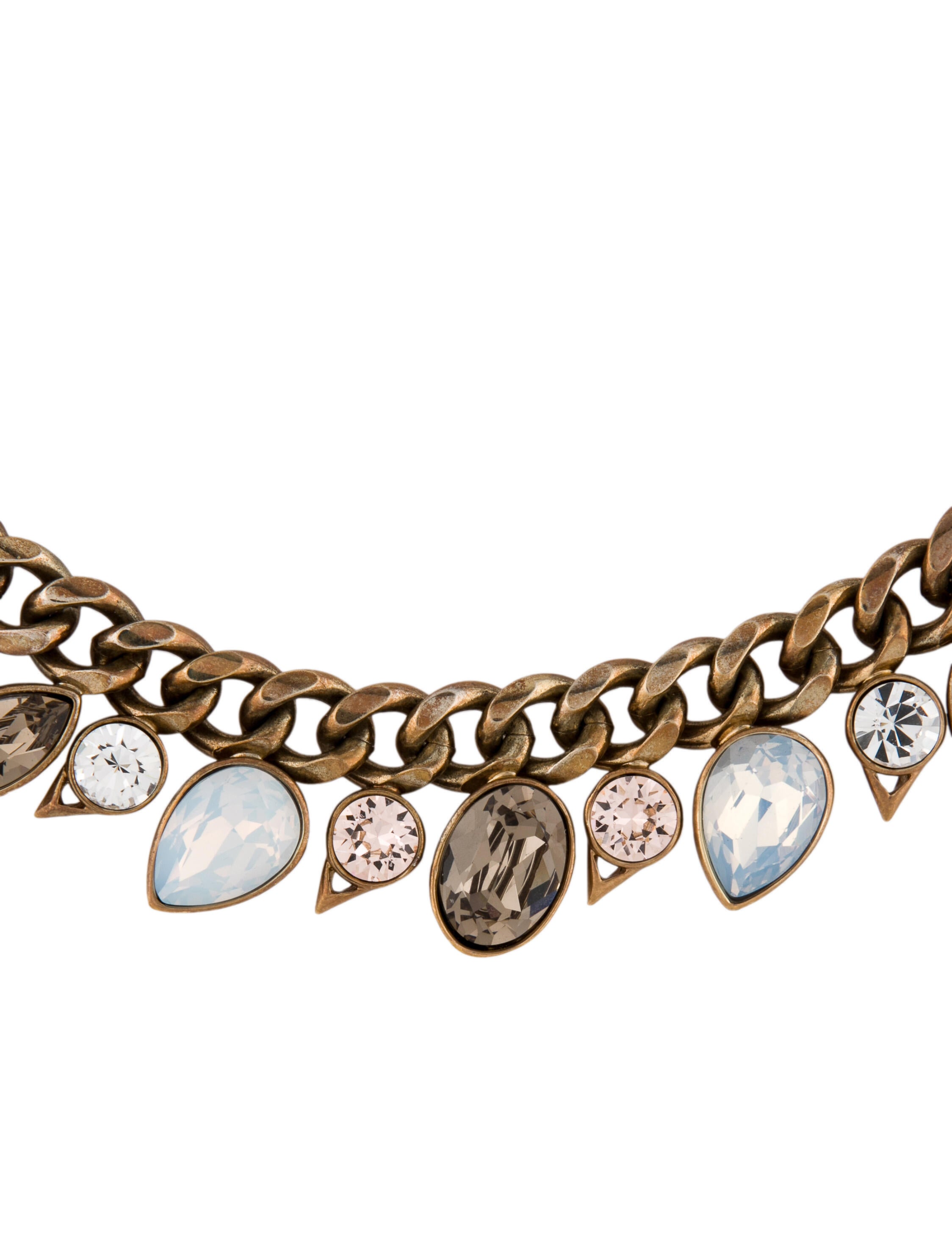 Zoe Lev 14K Mirror Chain Link Choker Necklace 14K Yellow Gold Choker