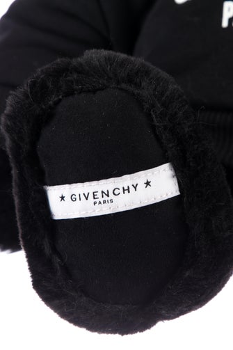Givenchy Plush Teddy Bear w/ Logo Hoodie
