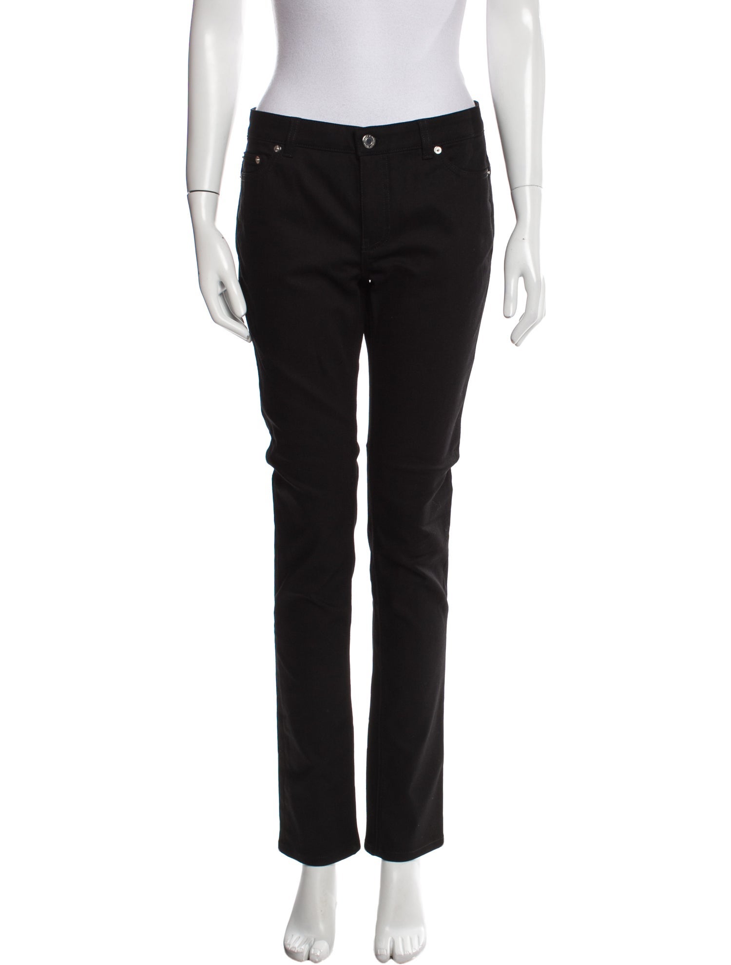 Givenchy Mid-Rise Straight Leg Jeans