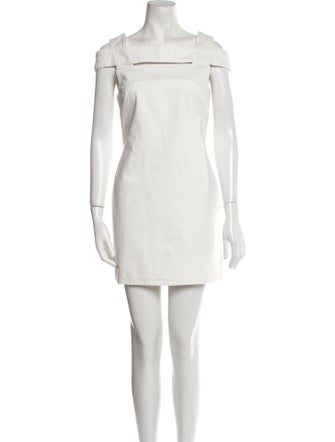 Givenchy Square Neckline Mini Dress