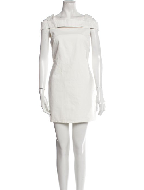 Givenchy Square Neckline Mini Dress