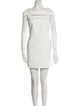 Givenchy Square Neckline Mini Dress