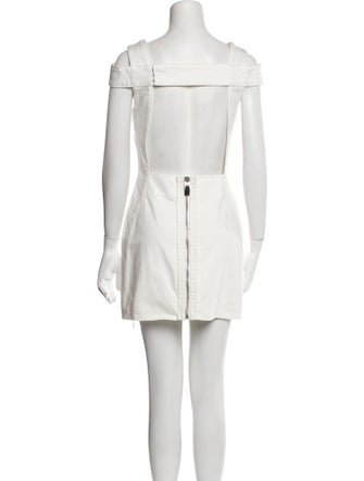 Givenchy Square Neckline Mini Dress