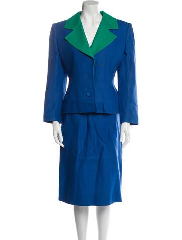 Givenchy Suits and Sets Colorblock Pattern Skirt Suit M