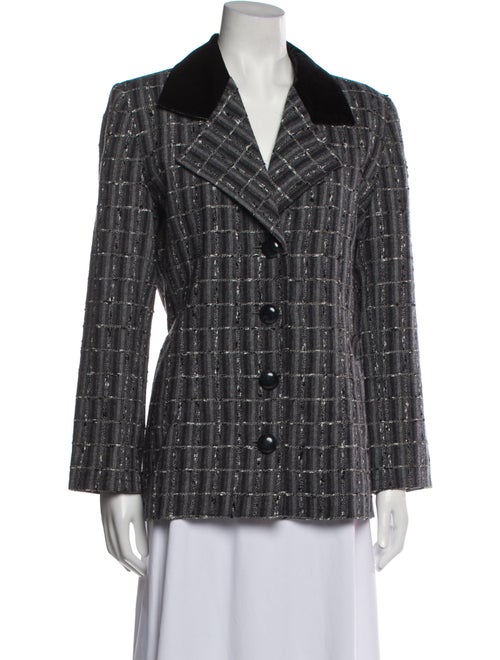 Givenchy Plaid Print Blazer