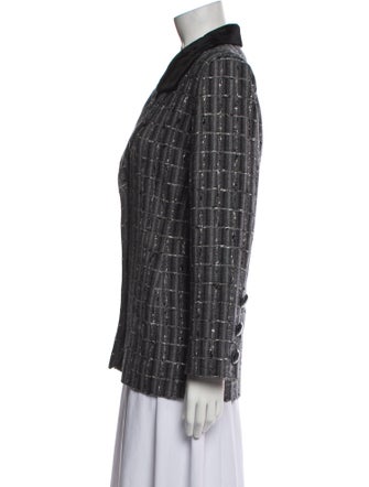 Givenchy Plaid Print Blazer