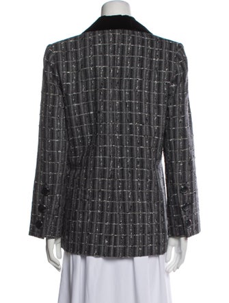 Givenchy Plaid Print Blazer