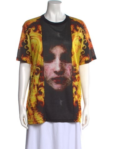 Givenchy Tops Printed Crew Neck T-Shirt XS
