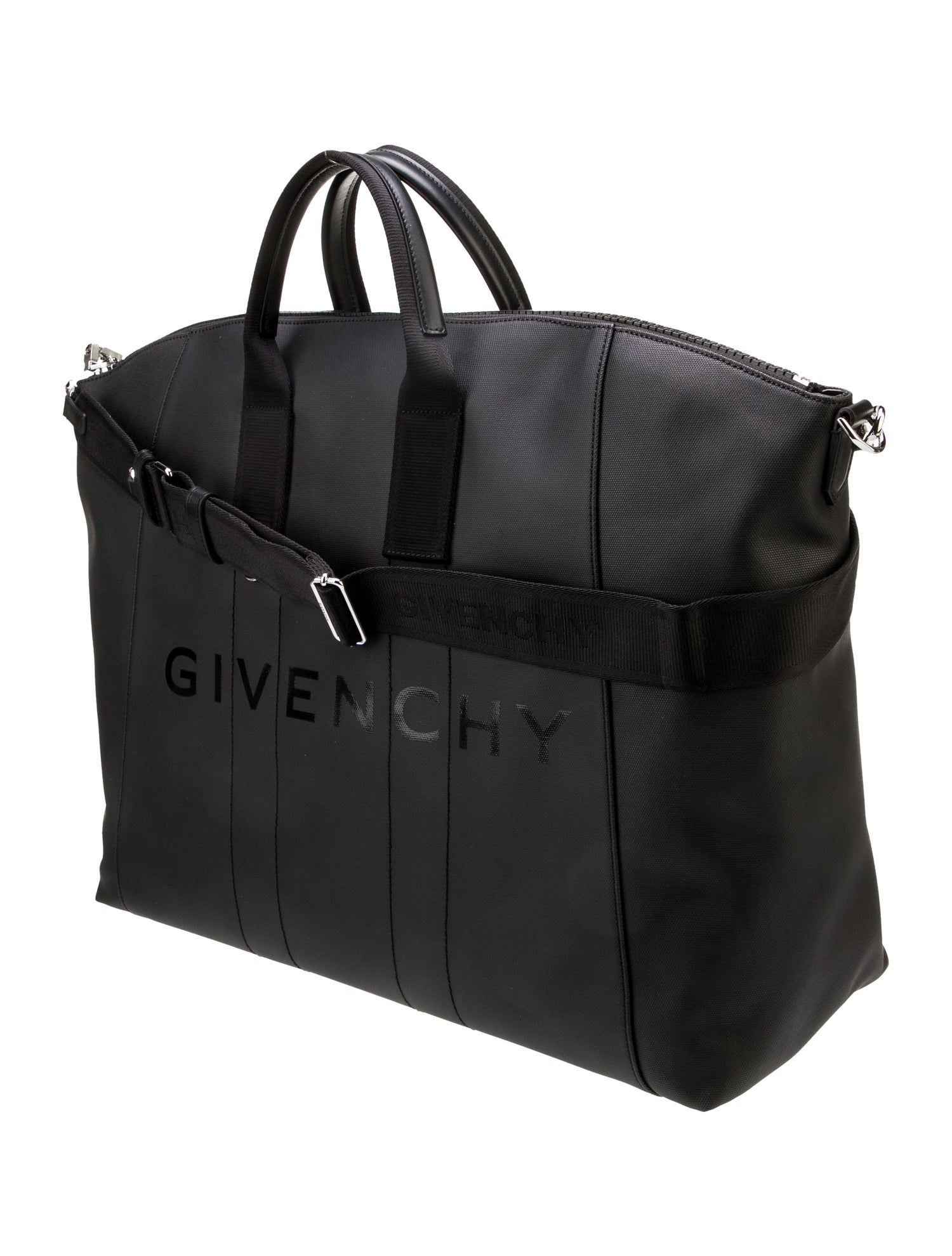 Givenchy Coated Canvas Luggage and Travel w/ Tags Black Luggage and