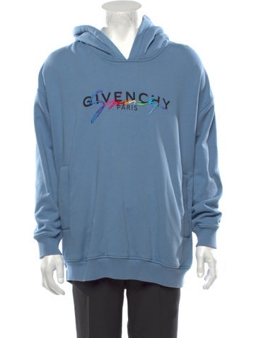 Givenchy Sweatshirts & Hoodies Graphic Print V-Neck Hoodie S