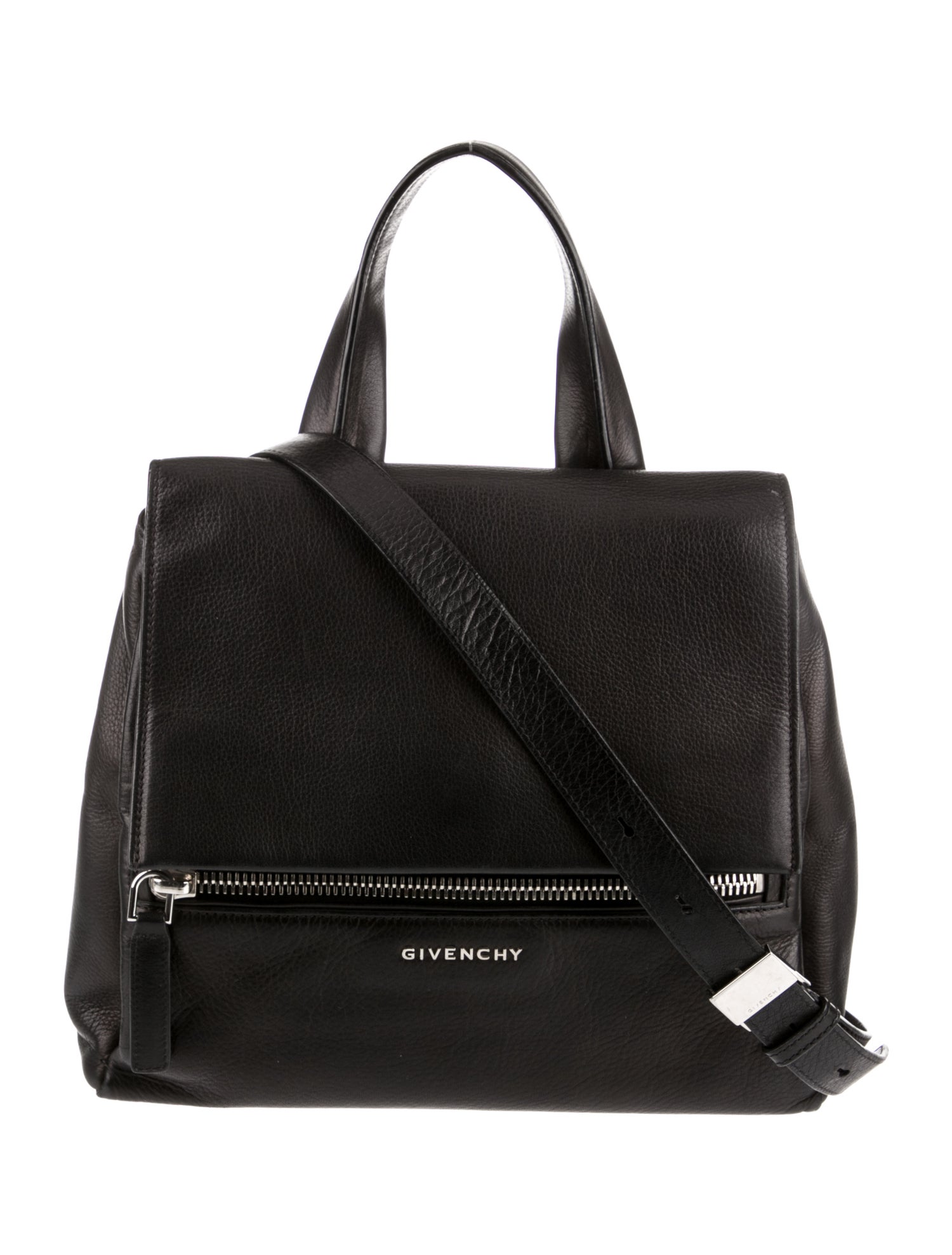 Givenchy Leather Shoulder Bag Black Shoulder Bags, Handbags