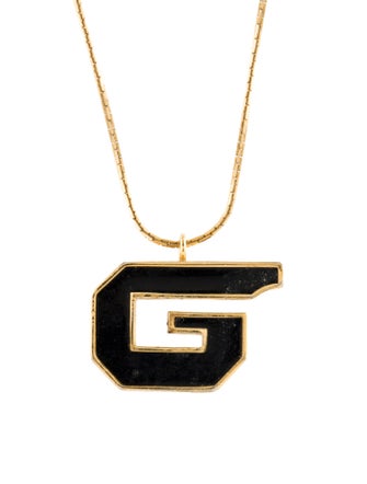 Givenchy Vintage "G" Pendant Necklace