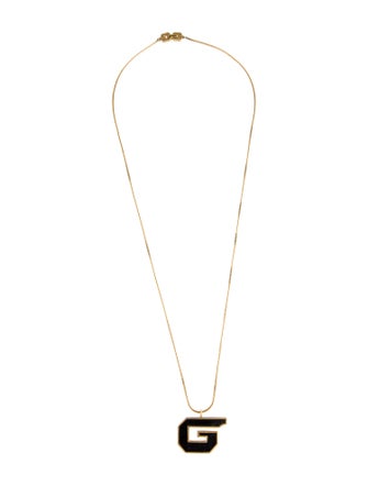 Givenchy Vintage "G" Pendant Necklace
