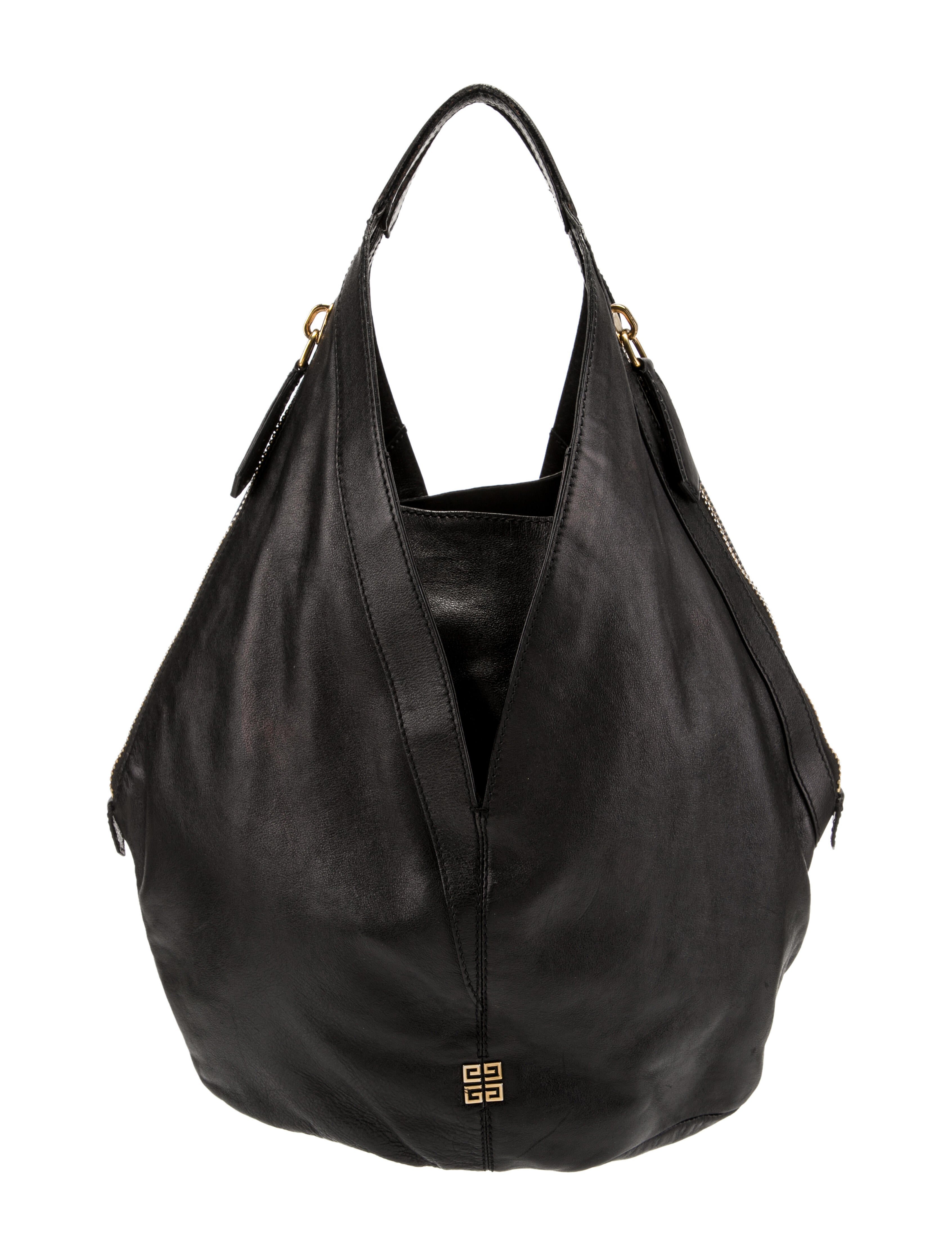 ショルダーバッグ Givency obsedia hobo Givenchy - Obsedia Zanzi Black Leather Large Hobo Bag